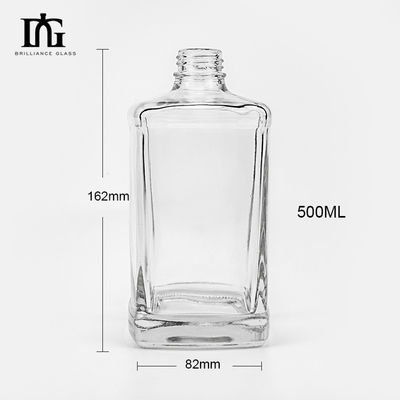 500 ml de vidrio en forma de montaña color a vapor licor vodka ginebra whisky tequila botella de alcohol de ron