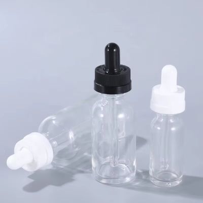 Envases para el cuidado de la piel de 15 ml 50 ml Botella de vidrio de goteo de aceite esencial para aceite Logotipo personalizado