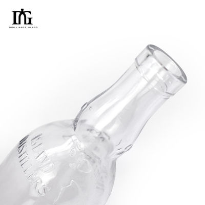 Material del cuerpo Vidrio 750 ml 500 ml Whiskey Gin Botella de whisky para bebidas y perfumes