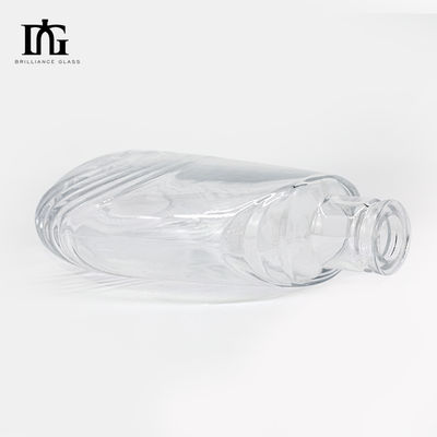 Botellas de vidrio de 750 ml para whisky y brandy TJ008