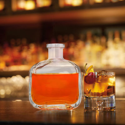Botellas de vidrio de corcho congelado espeso para vinos sellados whisky vodka tequila whisky