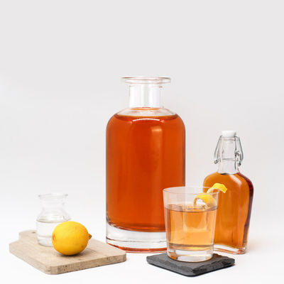 700 ml 750 ml vidrio personalizado para vodka whisky ron ginebra botellas de licor