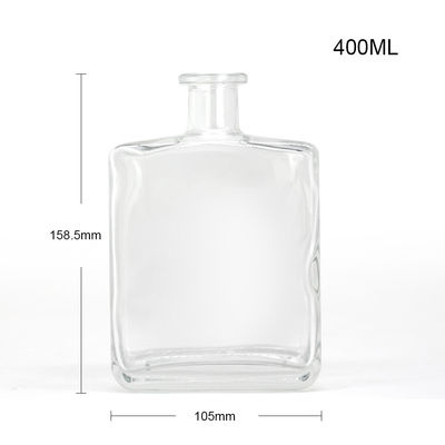 Botella de vidrio con corcho para ginebra ron vodka whisky tequila licores 700 ml claro