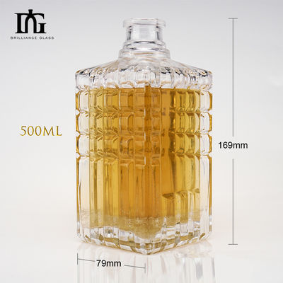 Vidrio 250 ml/500 ml/700 ml/750 ml Botella de vino de copa roja Material del cuerpo