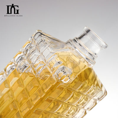 Vidrio 250 ml/500 ml/700 ml/750 ml Botella de vino de copa roja Material del cuerpo