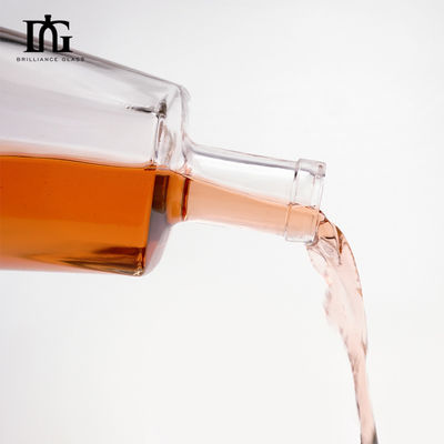 Material de base Vidrio 50 ml 350 ml 700 ml 750 ml Botella de vodka de 1000 ml para bebidas