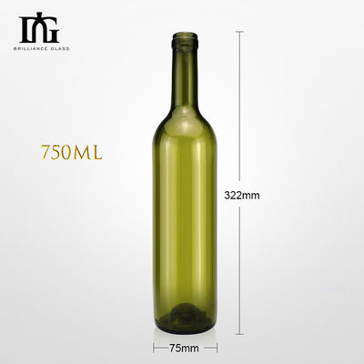 Botella de vidrio de vino de 270 ml 350 ml 500 ml 750/1000 ml con tapa de corcho 077