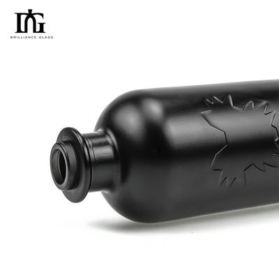 Logotipo del cliente aceptable Botella de licor de vidrio alto para vodka ginebra tequila brandy