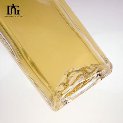 Botellas redondas de vidrio de 500 ml para tequila grabada whisky ginebra ron brandy vodka superficie