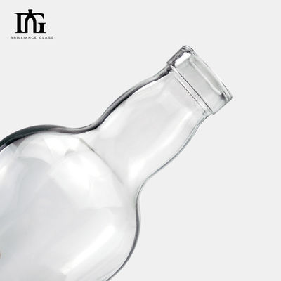 Botella de vidrio vacía para licores vodka gin 330 ml 500 ml 700 ml 750 ml