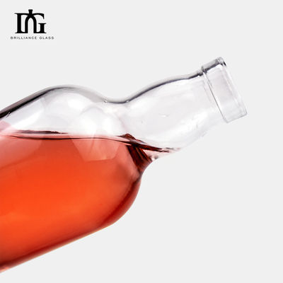 Botella de vidrio vacía para licores vodka gin 330 ml 500 ml 700 ml 750 ml