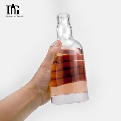 Botella de vidrio vacía para licores vodka gin 330 ml 500 ml 700 ml 750 ml