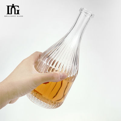 101 Vidrio de vodka tequila botella de licor de ron 500 ml/700 ml/750 ml