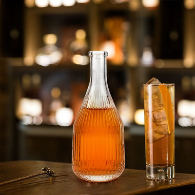101 Vidrio de vodka tequila botella de licor de ron 500 ml/700 ml/750 ml