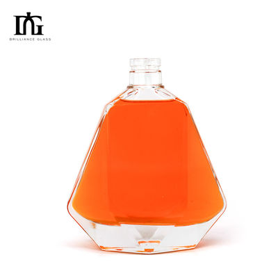 Material del cuello Vidrio 700 ml Vodka Liquor Bebida alcohólica Whisky Rum Botella de vidrio